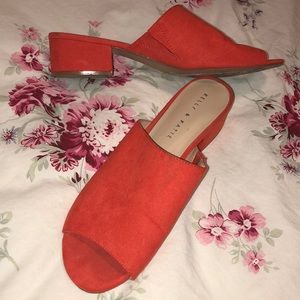Kelly & Katie heeled mules